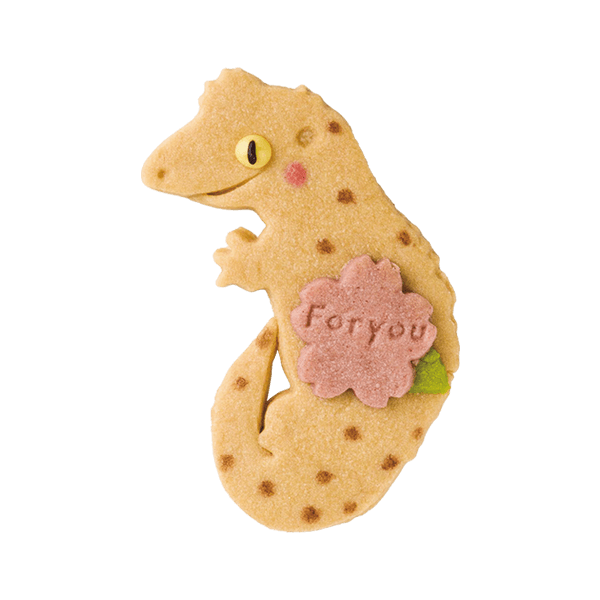 爬虫類クッキー・クレステッドゲッコー