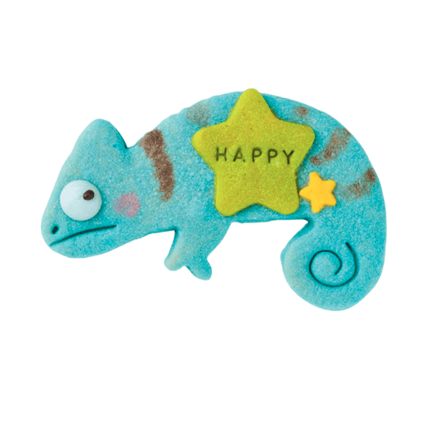 爬虫類クッキー・エボシカメレオン