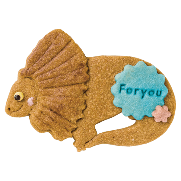 爬虫類クッキー・エリマキトカゲ