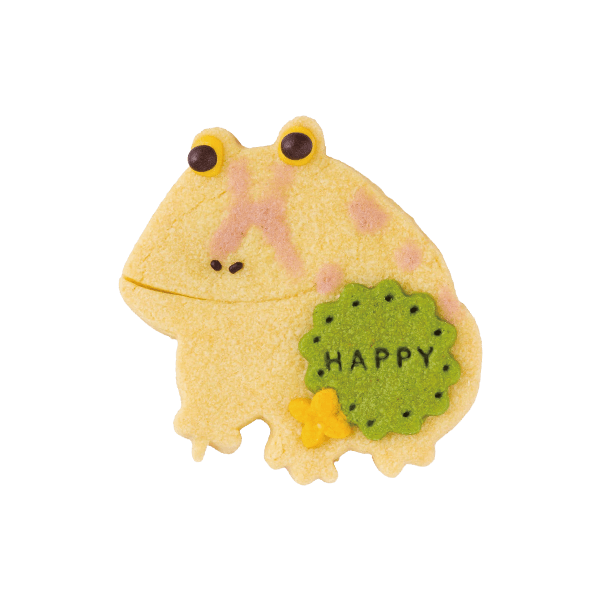 爬虫類クッキー・ツノガエル