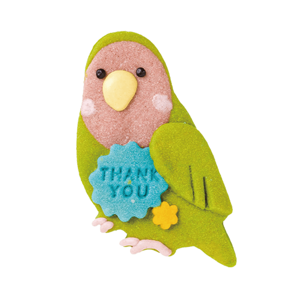 とりクッキー・コザクラインコ