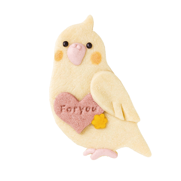 とりクッキー・オカメインコ