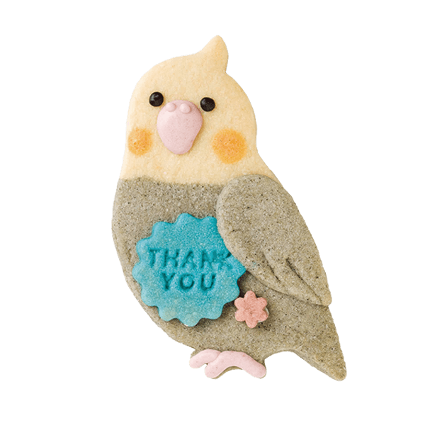 とりクッキー・オカメインコ
