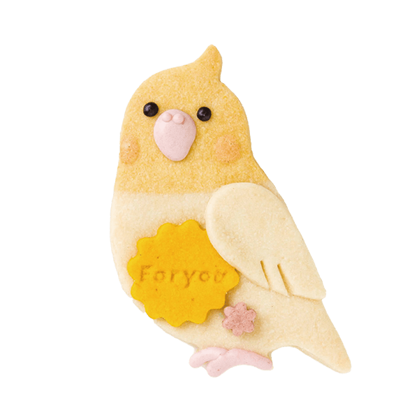 とりクッキー・オカメインコ