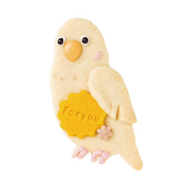 とりクッキー・オキナインコ