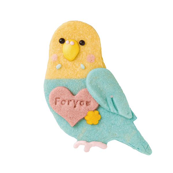 とりクッキー・セキセイインコ