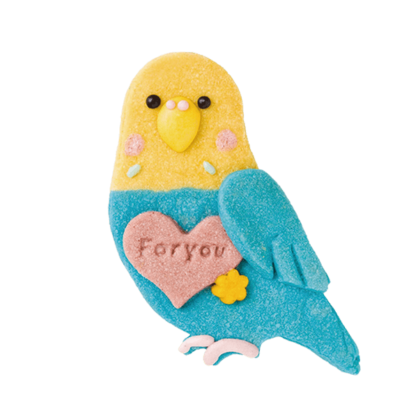 とりクッキー・セキセイインコ