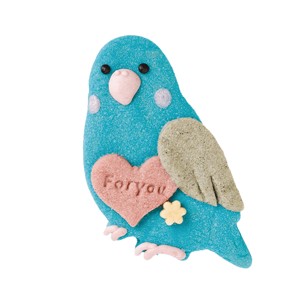 とりクッキー・セキセイインコ