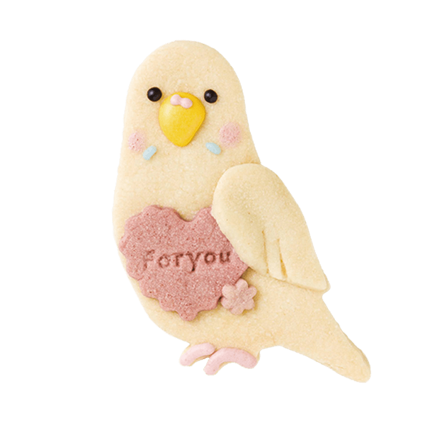 とりクッキー・セキセイインコ
