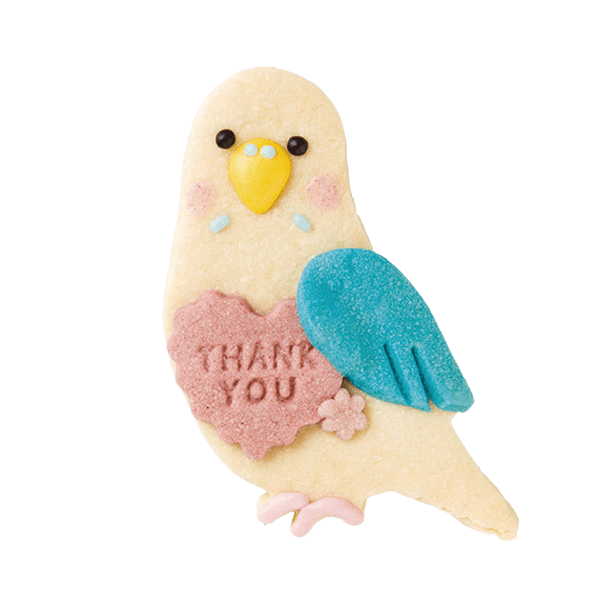 とりクッキー・セキセイインコ