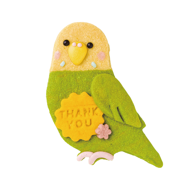 とりクッキー・セキセイインコ