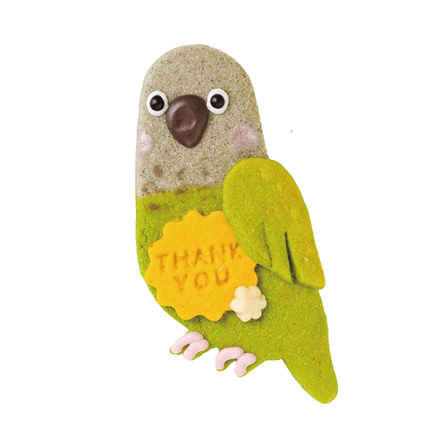 とりクッキー・ウロコインコ